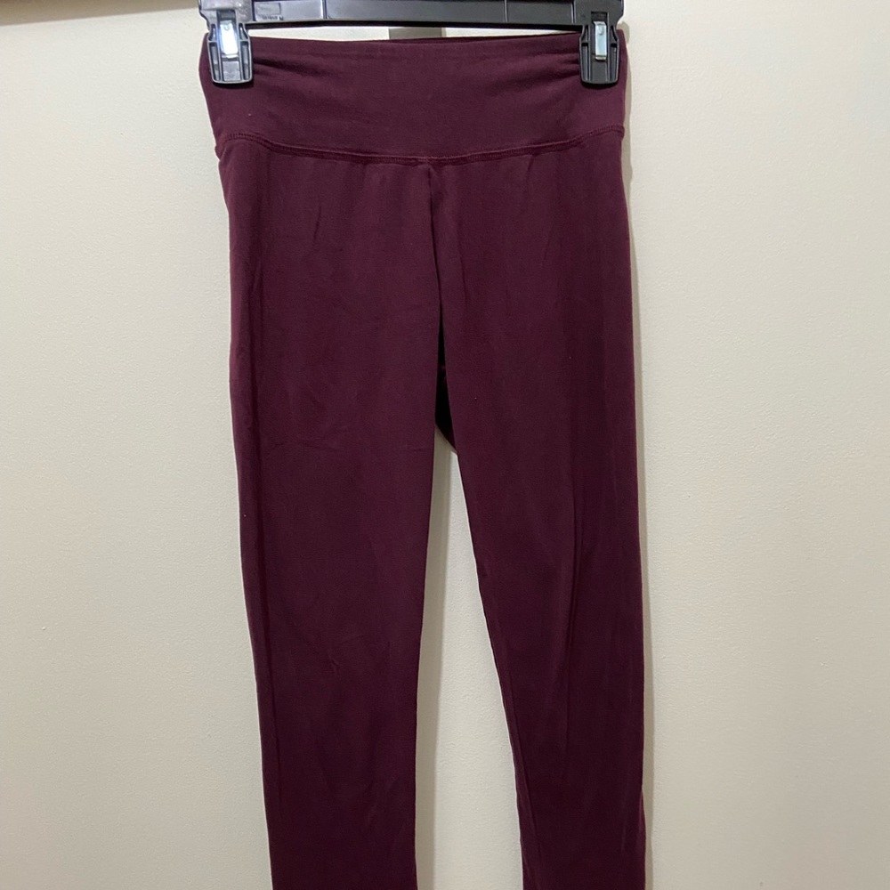 Aerie maroon extra small leggings